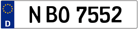 Truck License Plate
